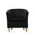 Vistula Studded Dark Velvet Tub Chair