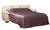 Milos Leather 3-Seater Sofabed