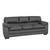 Milos Leather 3-Seater Sofabed