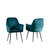 Calypso Velvet Dining Chairs - Set of 2