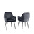 Calypso Velvet Dining Chairs - Set of 2