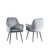 Calypso Velvet Dining Chairs - Set of 2
