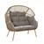 Milos Elegant 2-Seater Egg Chair