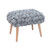 Caldera Velveteen Fabric Storage Ottoman