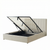 Corfu Luxurious Fabric King Ottoman Bed Frame