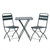 Meleka Folding Metal Bistro Set for Two