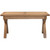 Dorchester Oak Cross Leg Extending Dining Table