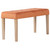 Dorchester Oak Small Velvet Dining Bench