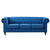 Cozumel Velvet 3-seater Chesterfield Sofa