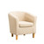 Eden Boucle Fabric Tub Chair