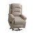 Crete Fabric Dual Motor Electric Massage And Heat Recliner Chair