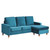 Venezia Velvet Reversible Corner Sofa
