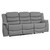 Riviera Fabric 3-seater Recliner Sofa
