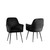 Avalon Velvet Dining Chairs - Set Of 2