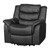 Faro Leather Reclining Armchair