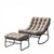 Coral Outdoor Rocking Chair With Footstool