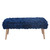 Cayman Velveteen Fabric Storage Ottoman