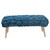 Cayman Velveteen Fabric Storage Ottoman