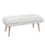 Cayman Velveteen Fabric Storage Ottoman