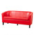 Tahiti Faux Leather 3-seater Tub Sofa