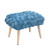 Moorea Velveteen Fabric Storage Ottoman