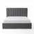 Bari Fabric 4'6" Double Ottoman Bed Frame