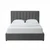 Bari Fabric 4'6" Double Ottoman Bed Frame