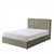 Bari Fabric 4'6" Double Ottoman Bed Frame