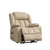 Sicily Leather Massage And Heat Electric Dual Motor Riser Recliner Chair