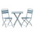 Andaman Folding Metal Bistro Set For Two