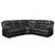 Milos Leather Reclining Corner Sofa