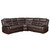Milos Leather Reclining Corner Sofa