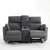 Samoa Leather Seater Rocker Recliner Sofa With Centre Console