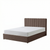 Bari Luxurious Fabric 5'0" King Ottoman Bed Frame