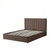 Bari Luxurious Fabric 5'0" King Ottoman Bed Frame