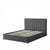 Bari Luxurious Fabric 5'0" King Ottoman Bed Frame