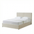 Bari Luxurious Fabric 5'0" King Ottoman Bed Frame