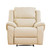 Coral Leather Electric Recliner Armchair
