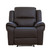 Coral Leather Electric Recliner Armchair