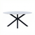 Mykonos 160cm Glass Dining Table