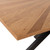 Sunburst Oak Rectangular Dining Table 240cm