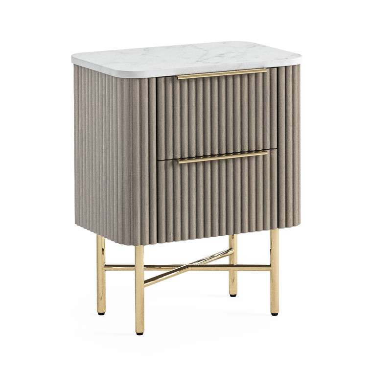 Buckingham Marble Narrow Bedside Marble Top