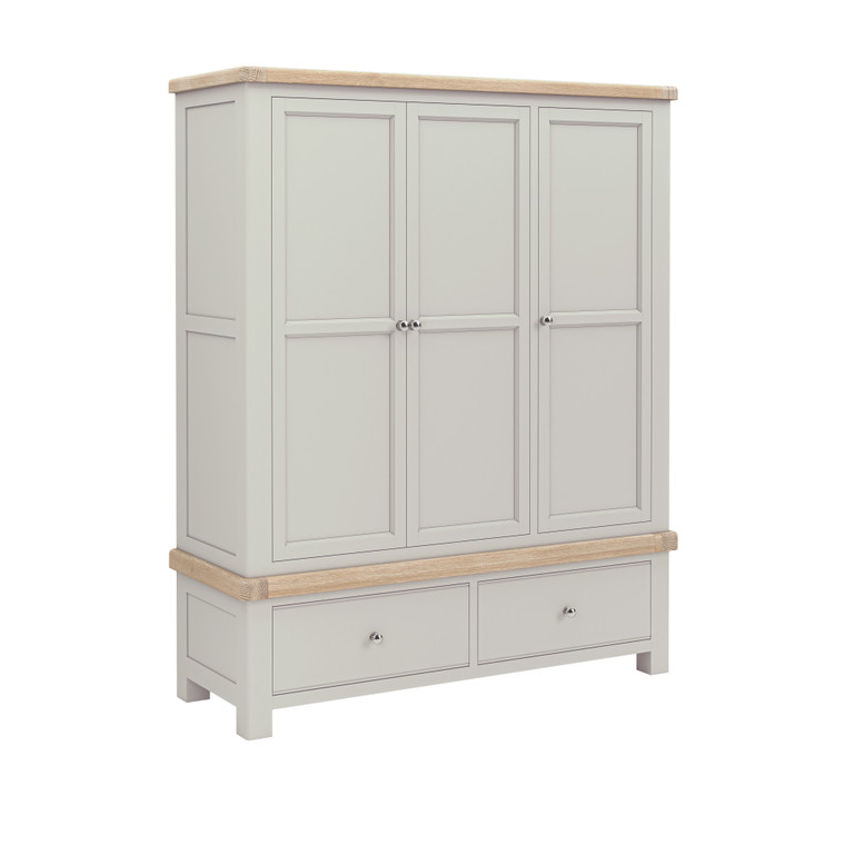 Churchill Painted Triple Wardrobe