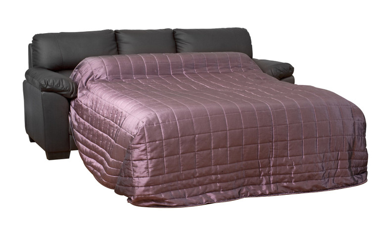 Milos Leather 3-Seater Sofabed