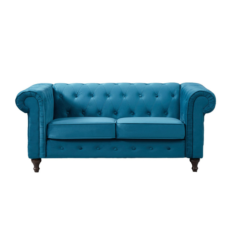 Cozumel Velvet 2-seater Chesterfield Sofa