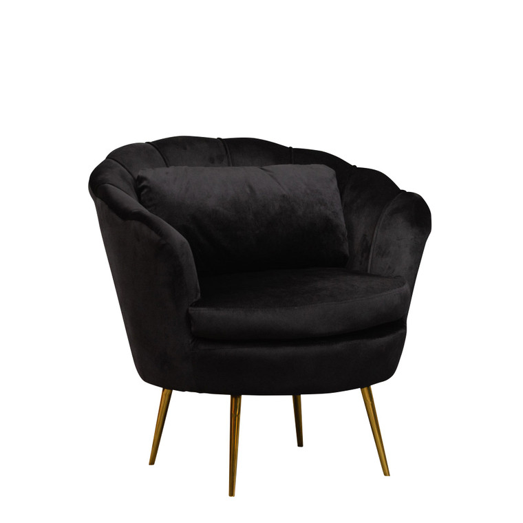 Adriatic Velvet Petal Tub Chair