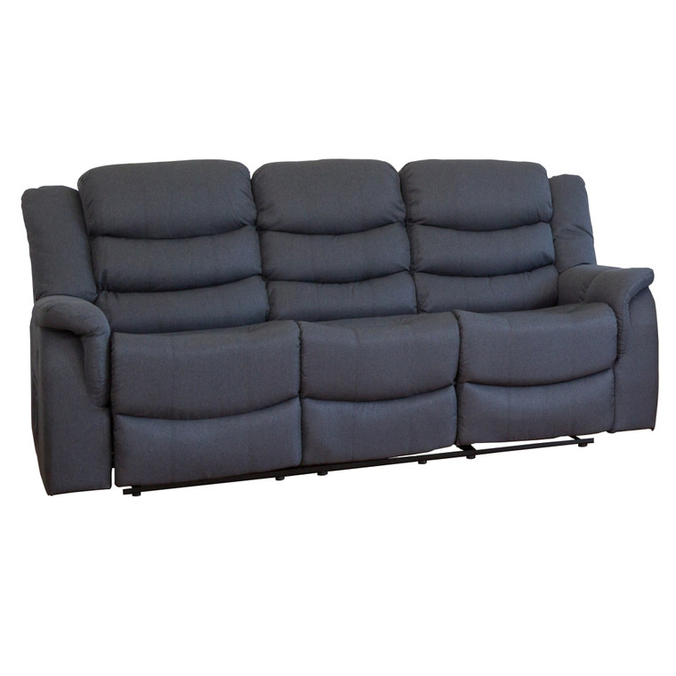 Riviera Fabric 3-seater Recliner Sofa