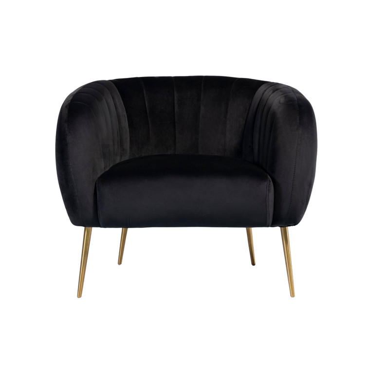 Tropea Leather Velvet Armchair