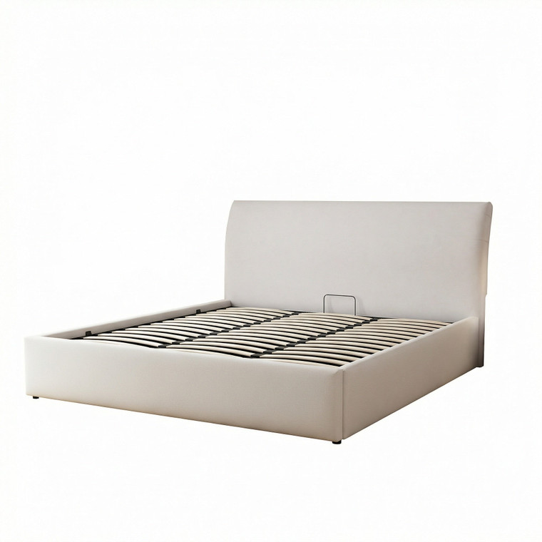 Salina 6'0" Super King Fabric Ottoman Bed Frame