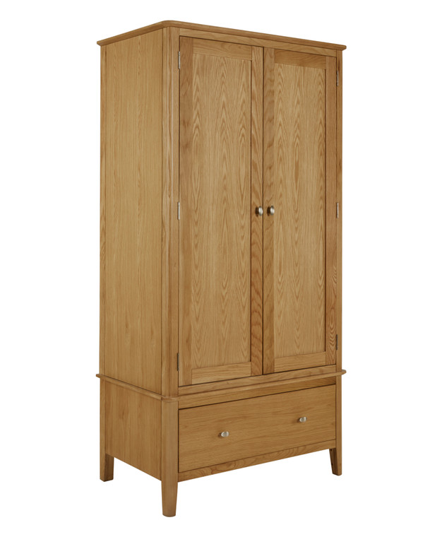 Bibury Oak Double Wardrobe